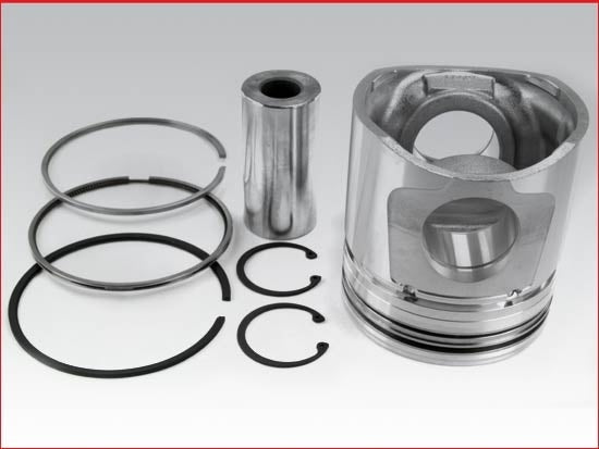 Complete piston with rings and pin-87774985
