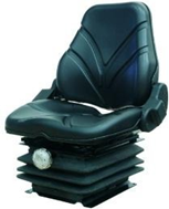 FOLDABLE SEAT WITH SUSPENSION AND LUMBAR ADJUSTMENT - F2-9931